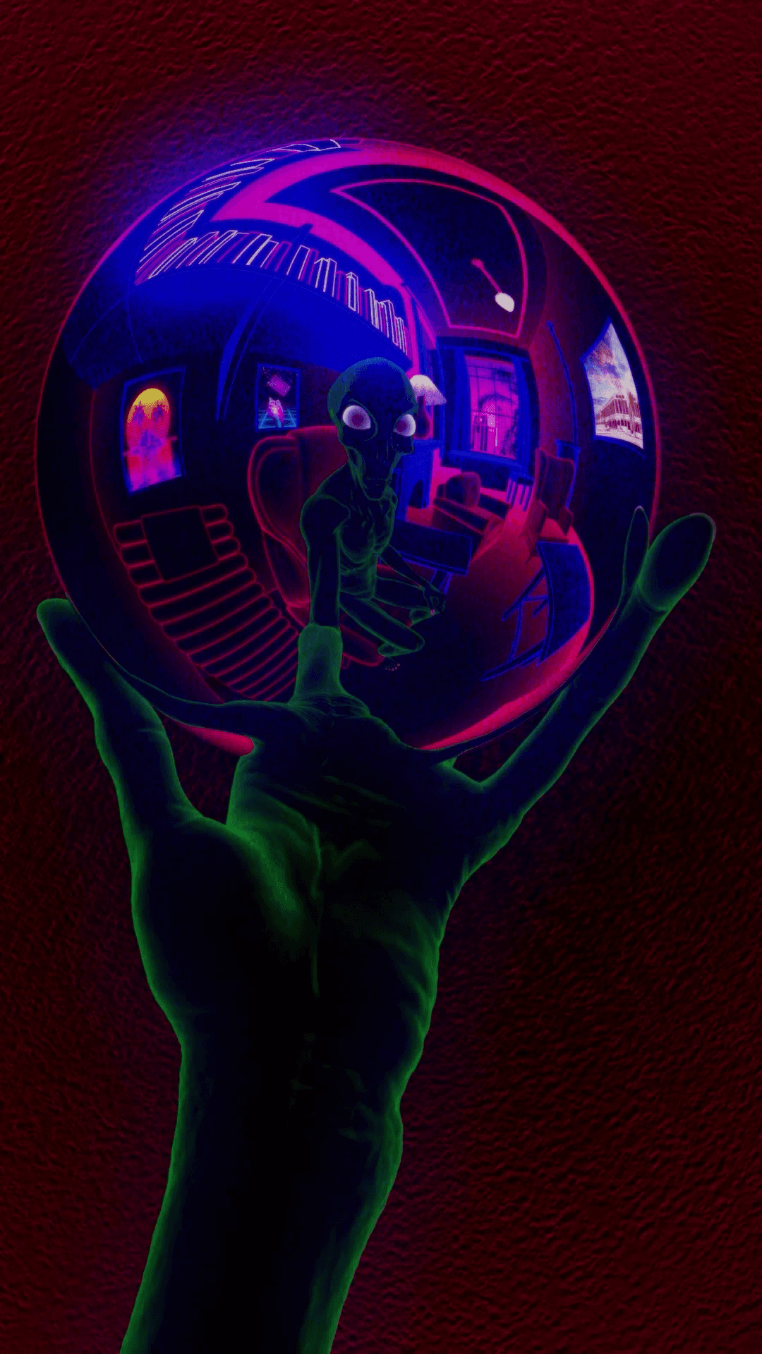 Alien MC Escher